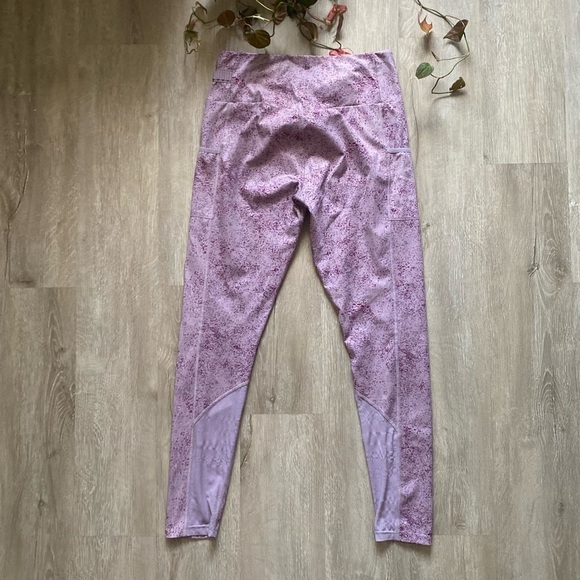 Gymshark Chalk Leggings Mallow Purple Splatter size medium - Picture 7 of 9
